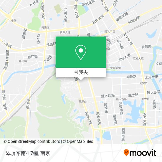 翠屏东南-17幢地图