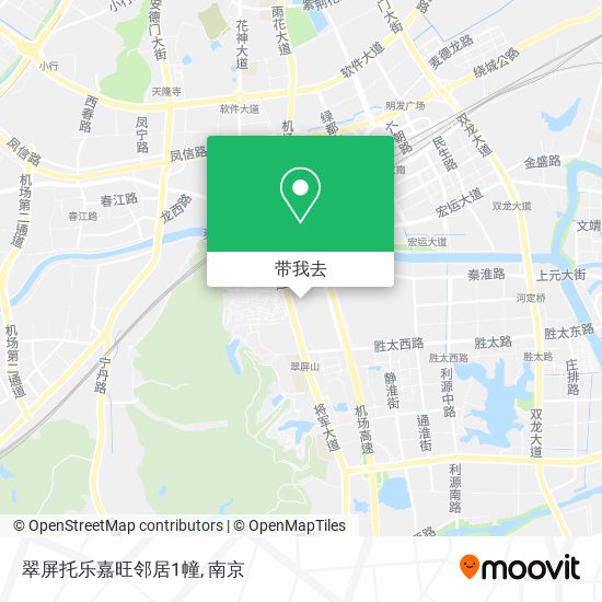 翠屏托乐嘉旺邻居1幢地图