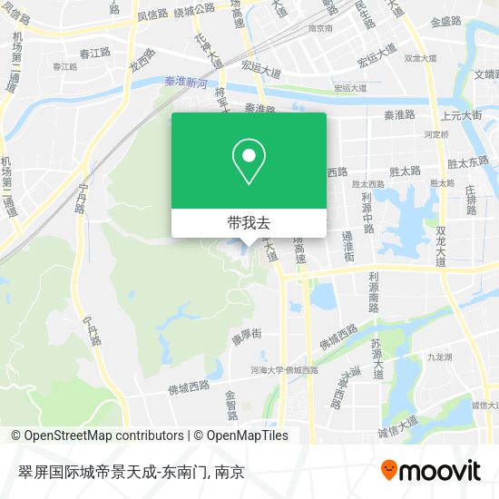 翠屏国际城帝景天成-东南门地图