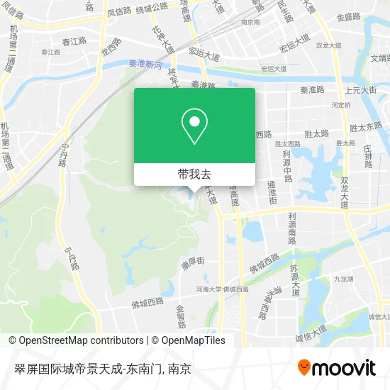 翠屏国际城帝景天成-东南门地图