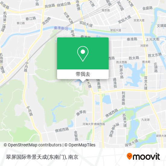 翠屏国际帝景天成(东南门)地图