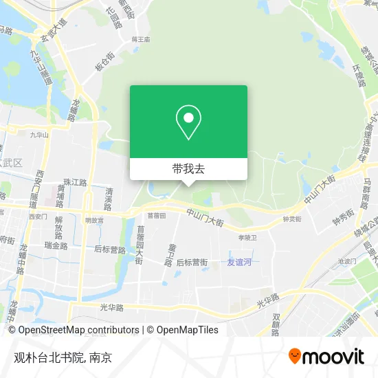 观朴台北书院地图