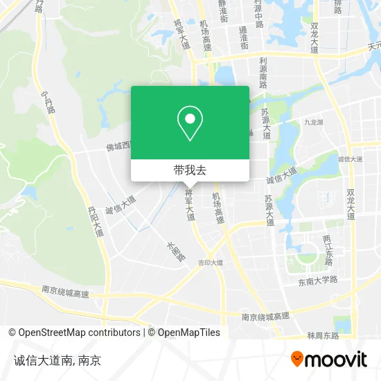 诚信大道南地图