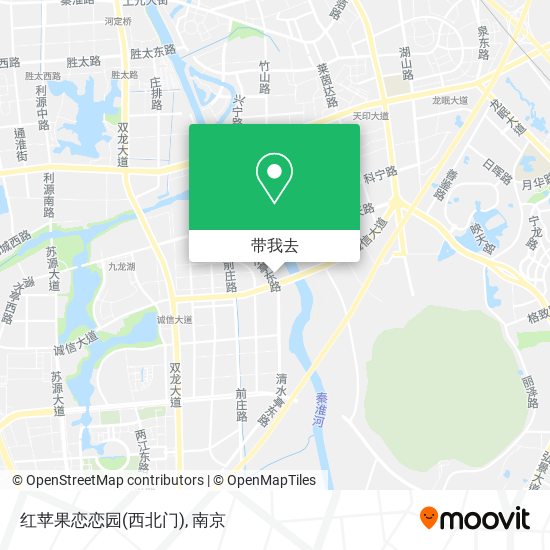 红苹果恋恋园(西北门)地图