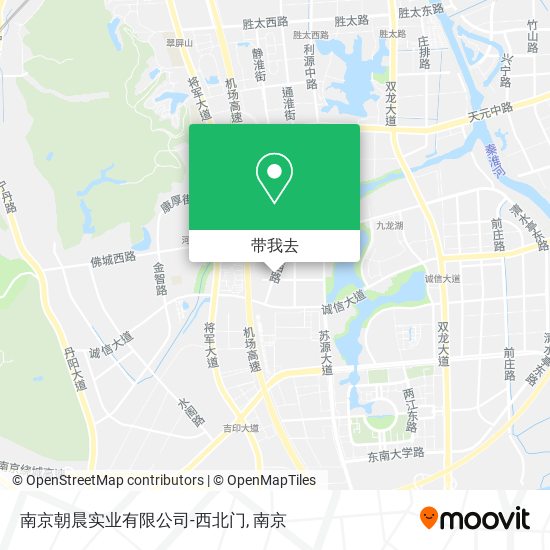 南京朝晨实业有限公司-西北门地图