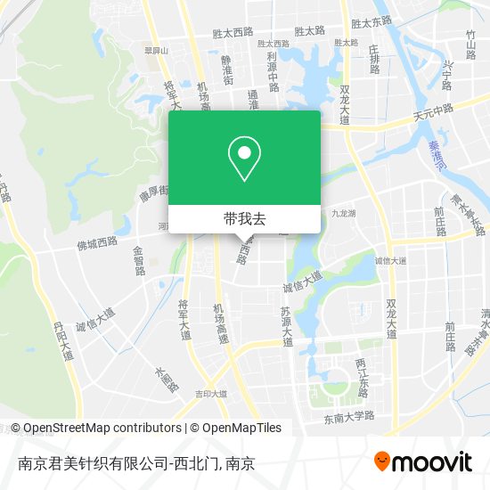 南京君美针织有限公司-西北门地图