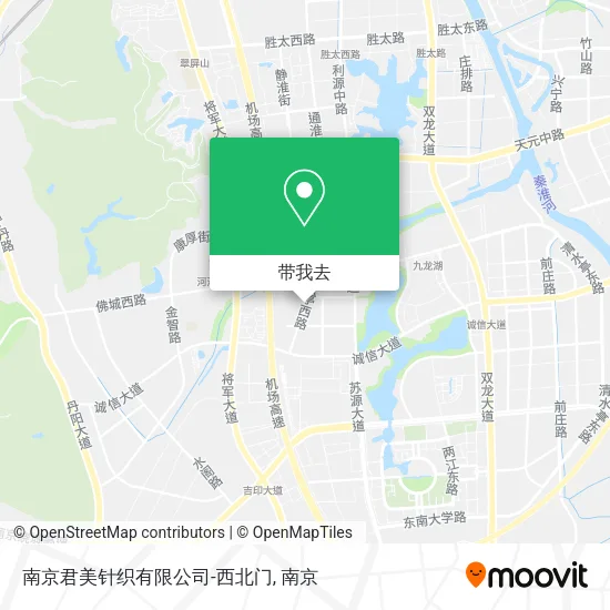 南京君美针织有限公司-西北门地图
