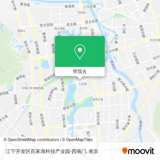 江宁开发区百家湖科技产业园-西南门地图