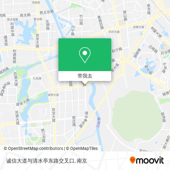 诚信大道与清水亭东路交叉口地图