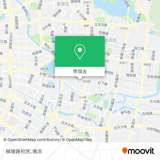 秣陵路社区地图