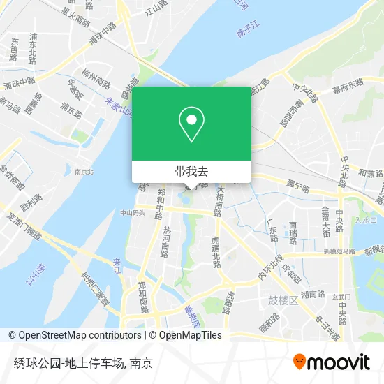 绣球公园-地上停车场地图