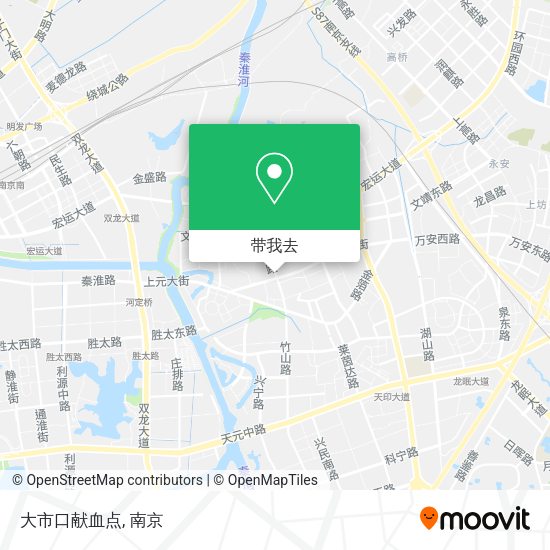 大市口献血点地图