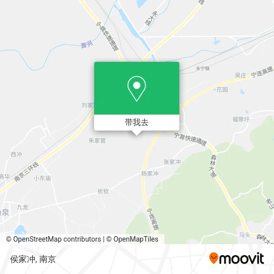 侯家冲地图