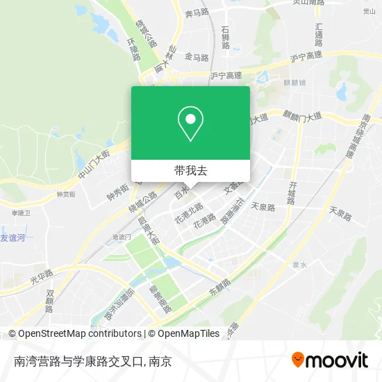 南湾营路与学康路交叉口地图