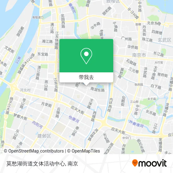 莫愁湖街道文体活动中心地图