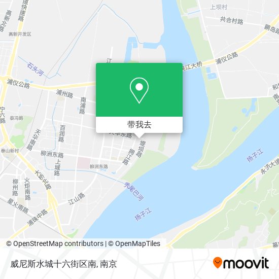 威尼斯水城十六街区南地图