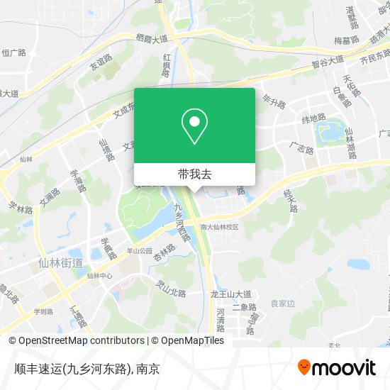 顺丰速运(九乡河东路)地图