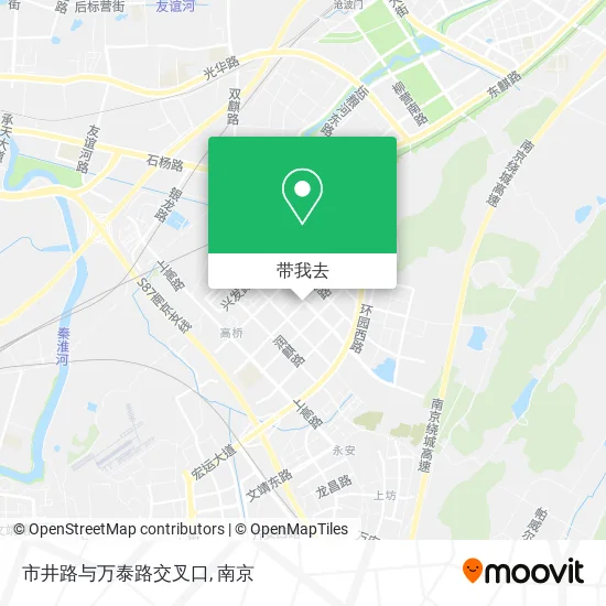 市井路与万泰路交叉口地图