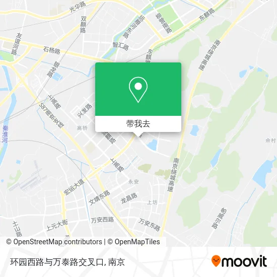 环园西路与万泰路交叉口地图