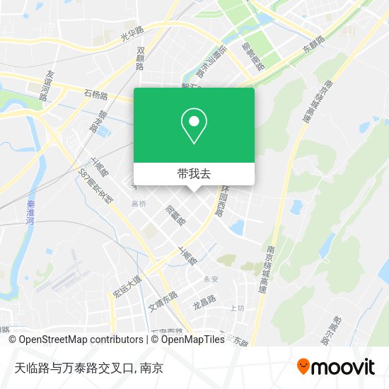 天临路与万泰路交叉口地图
