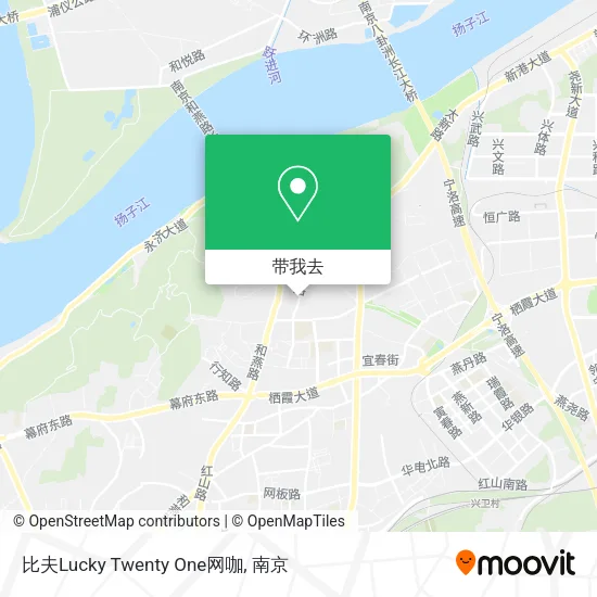 比夫Lucky Twenty One网咖地图