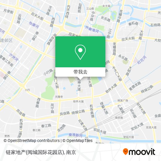 链家地产(阅城国际花园店)地图