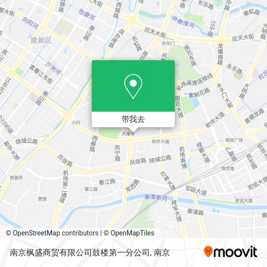 南京枫盛商贸有限公司鼓楼第一分公司地图