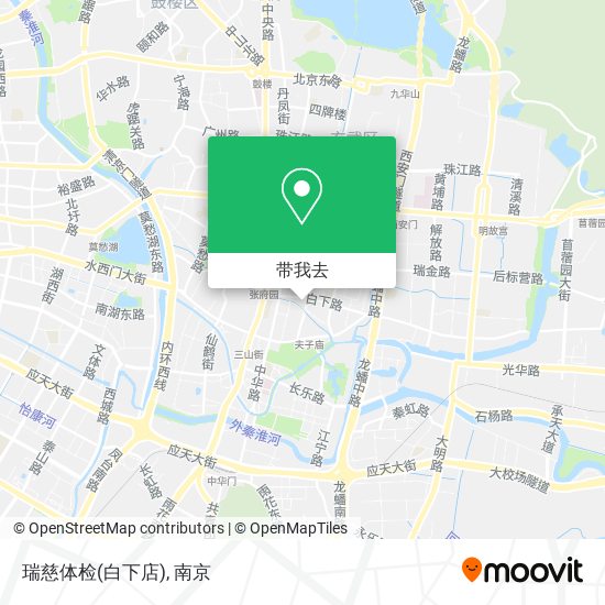 瑞慈体检(白下店)地图