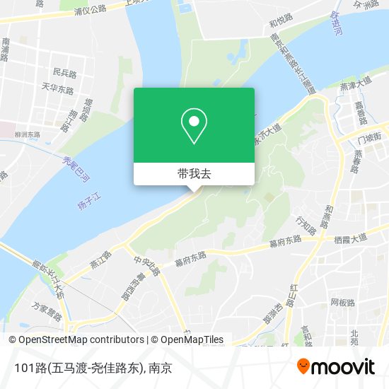 101路(五马渡-尧佳路东)地图
