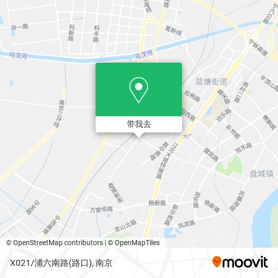 X021/浦六南路(路口)地图
