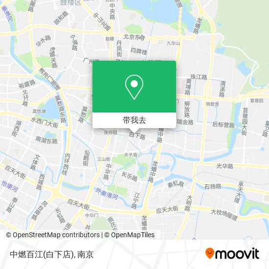 中燃百江(白下店)地图