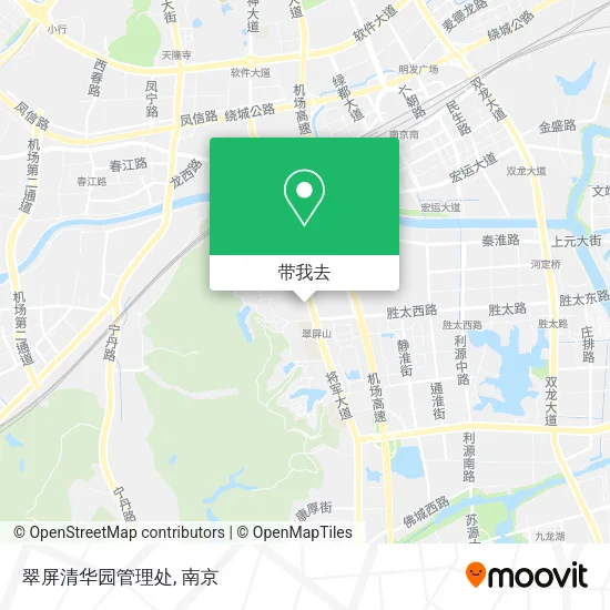 翠屏清华园管理处地图