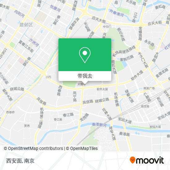 西安面地图