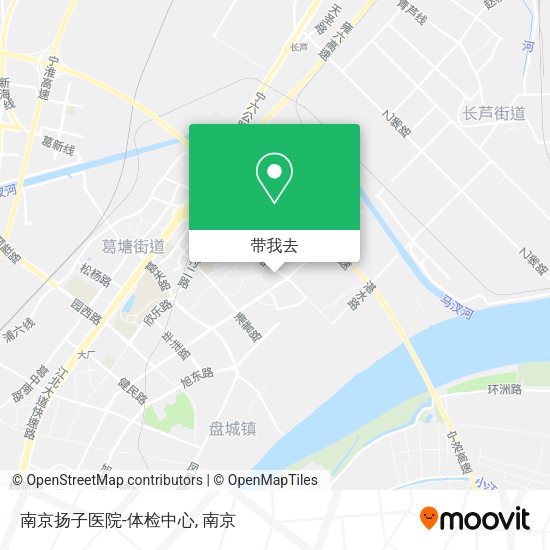 南京扬子医院-体检中心地图