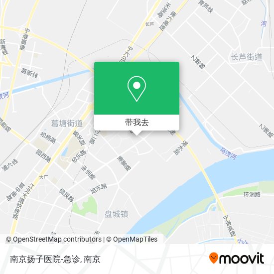 南京扬子医院-急诊地图