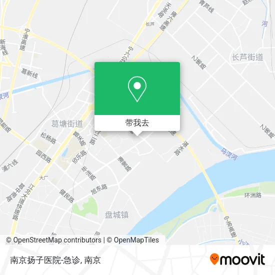南京扬子医院-急诊地图