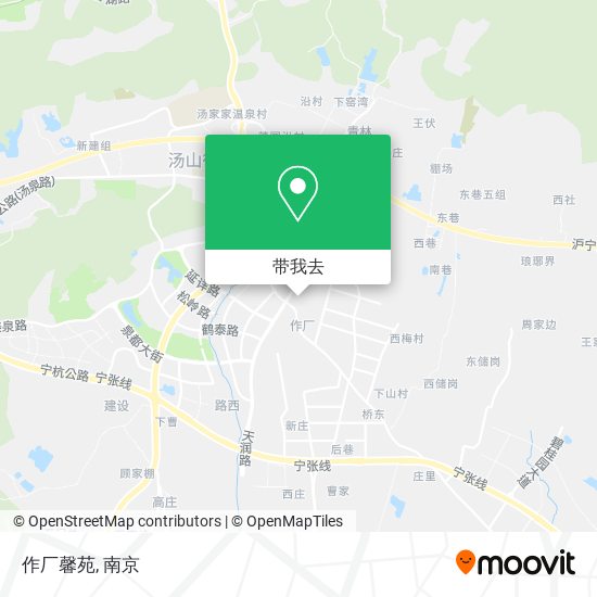 作厂馨苑地图