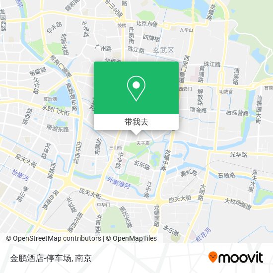 金鹏酒店-停车场地图