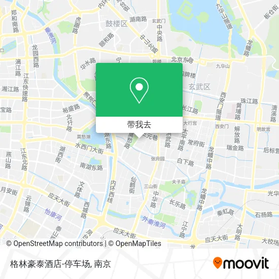 格林豪泰酒店-停车场地图