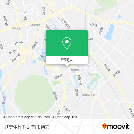 江宁体育中心-东门地图
