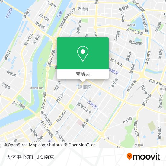 奥体中心东门北地图