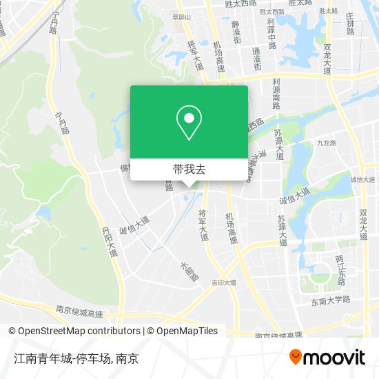 江南青年城-停车场地图