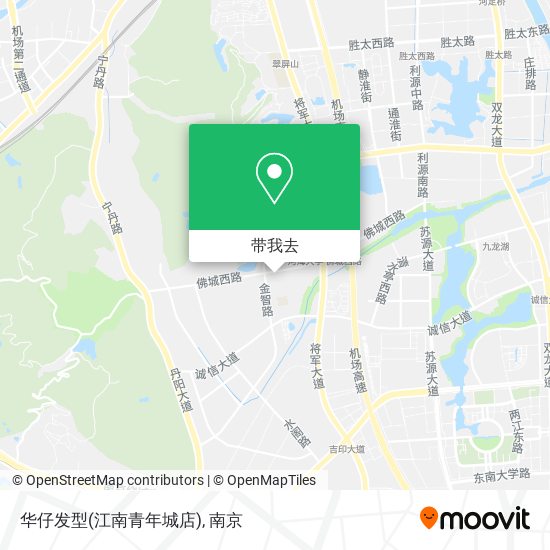 华仔发型(江南青年城店)地图