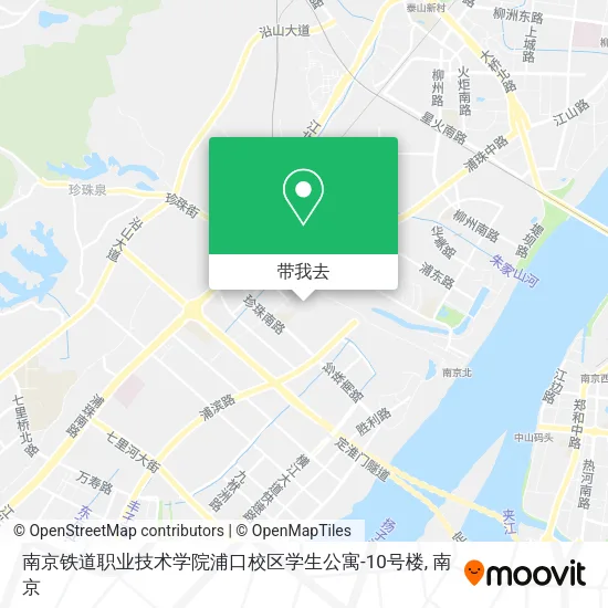 南京铁道职业技术学院浦口校区学生公寓-10号楼地图
