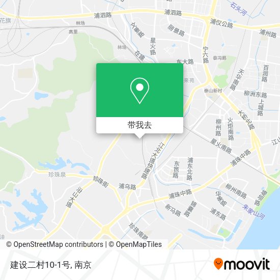 建设二村10-1号地图