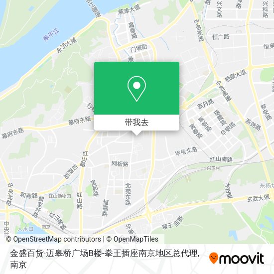 金盛百货·迈皋桥广场B楼-拳王插座南京地区总代理地图