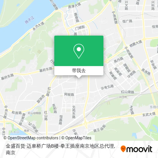 金盛百货·迈皋桥广场B楼-拳王插座南京地区总代理地图
