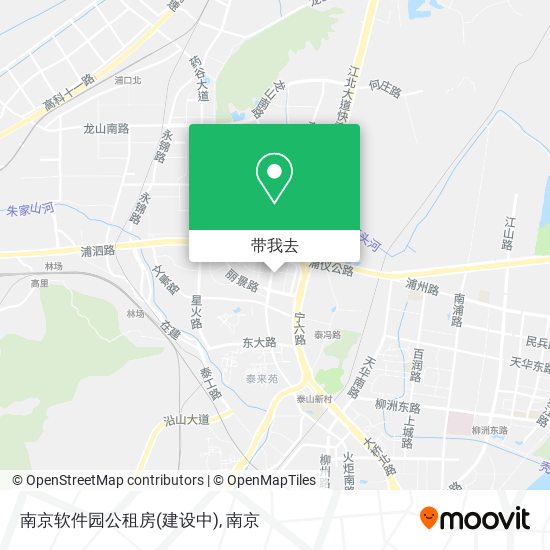 南京软件园公租房(建设中)地图