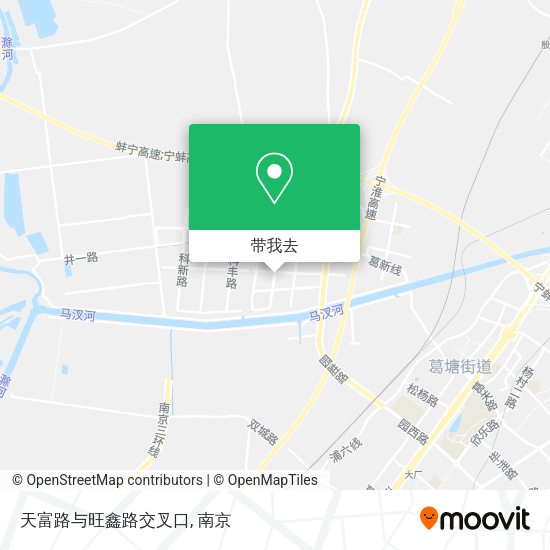 天富路与旺鑫路交叉口地图