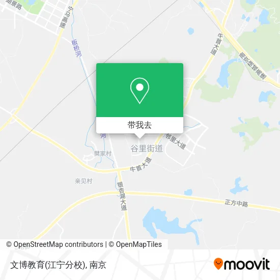 文博教育(江宁分校)地图